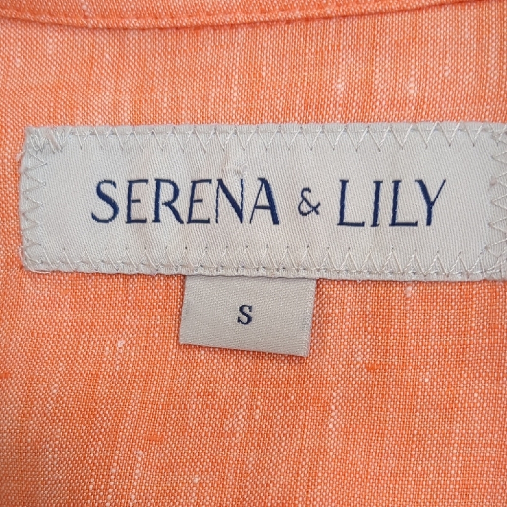 Serena & Lily Linen "Margot" Long Sleeve Dress - Picture 9 of 11
